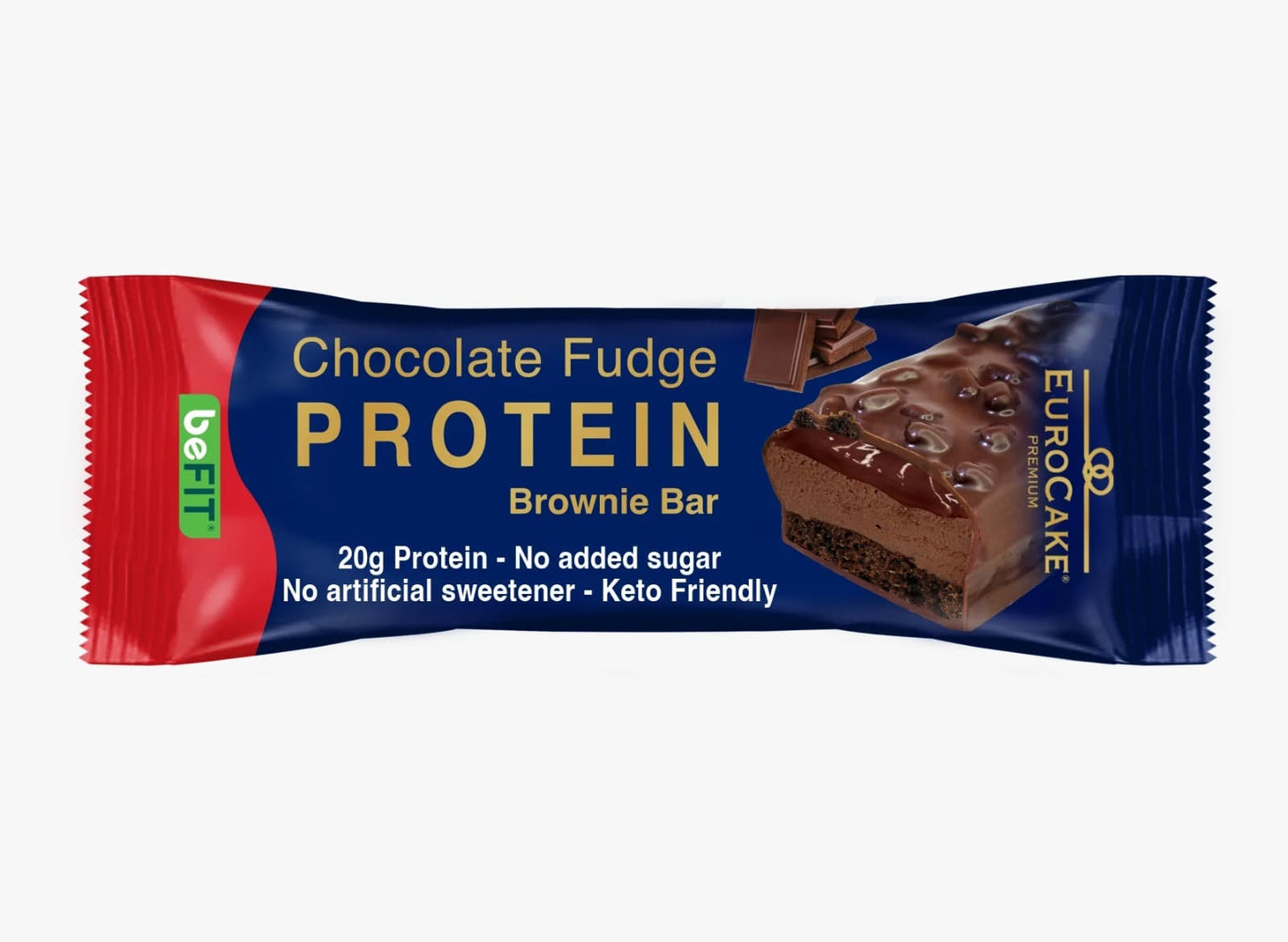 Eurocake Protein Cake Bar Chocolate Fudge 65g