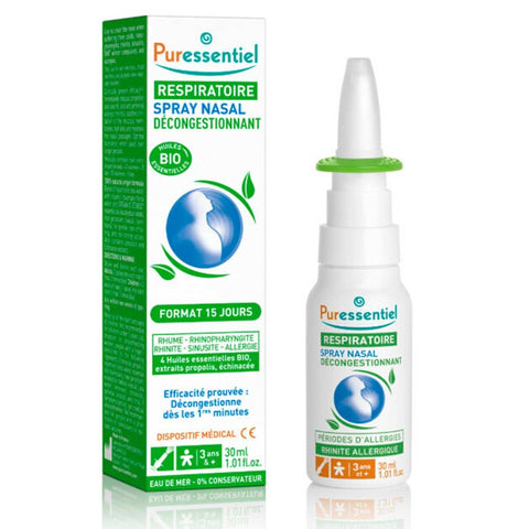Buy Puressentiel Respiratory Nasal Spray Allergies 30ML Online - Kulud Pharmacy