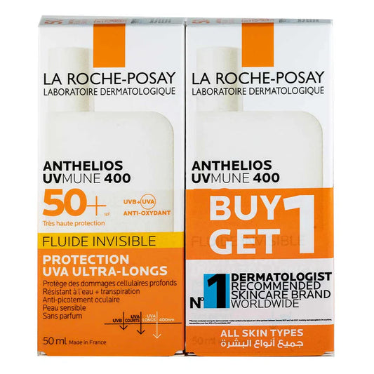 La Roche Posay Anthelios XL Dry Touch SPF50+ Buy 1 Get 1 Free, Sunscreen for Oily Skin