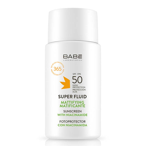 Babe Facial Sunscreen Mattifying Super Fluid Spf 50 50ML