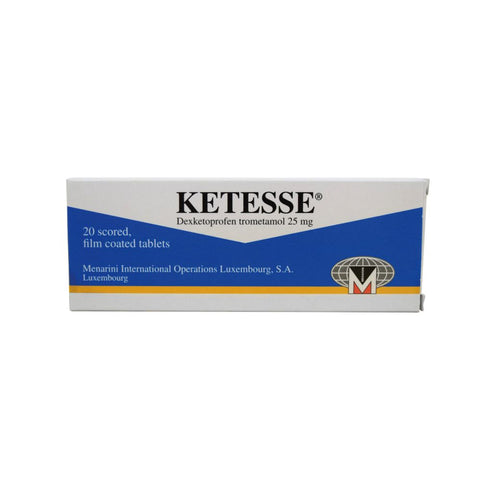 Buy Ketesse 25Mg 20TAB Online - Kulud Pharmacy