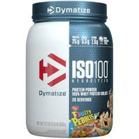 Buy Dymatize Iso 100 Fruitty Pebbles 610Gm 610GM Online - Kulud Pharmacy