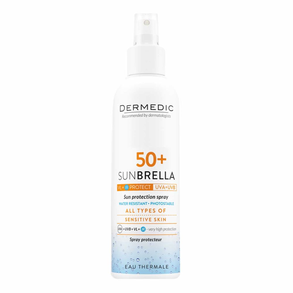 Buy Dermedic Sunbrella Spf 50+ Sun Protection Milk Spray 150Ml Offer 1+1 1KT Online - Kulud Pharmacy