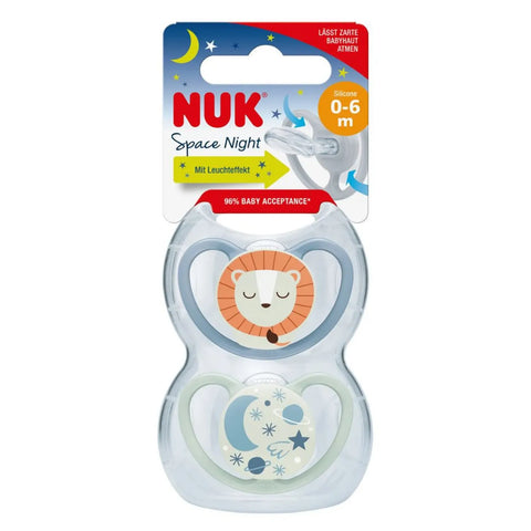 Nuk pacifier si1 space night s1