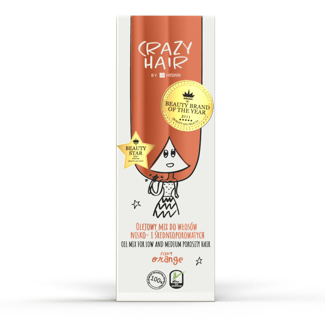 Crazy Hair Oil Mix Low And Medium Porosity Hair (Spray) - Orange 30ML