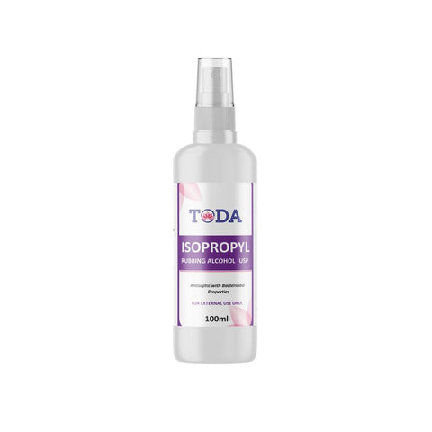 Buy Toda Isopropyl Rubbing Alcohol 70% With Spray Pump 100ML Online - Kulud Pharmacy