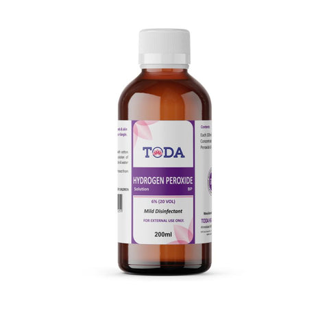 Buy Toda Hydrogen Peroxide 6% 200ML Online - Kulud Pharmacy