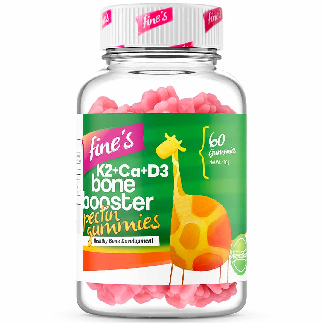FineS K2+Ca+D3 Bone Booster Kids Gummies 60PC