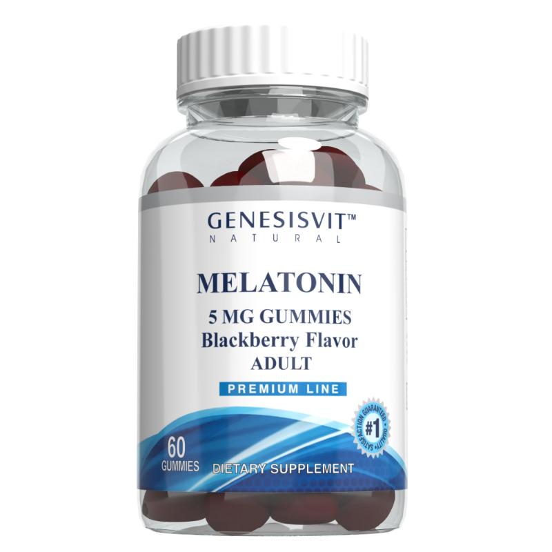 Buy Genesisvit Melatonin Blackberry Pectin Gummy 60PC Online - Kulud Pharmacy
