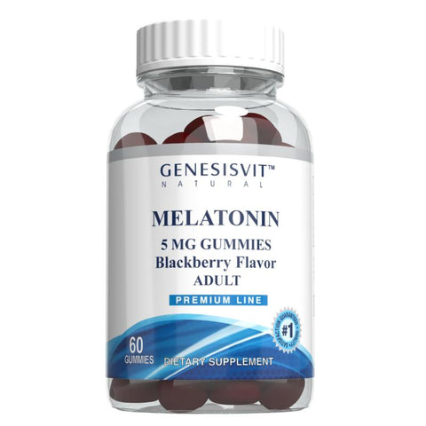Buy Genesisvit Melatonin Blackberry Pectin Gummy 60PC Online - Kulud Pharmacy