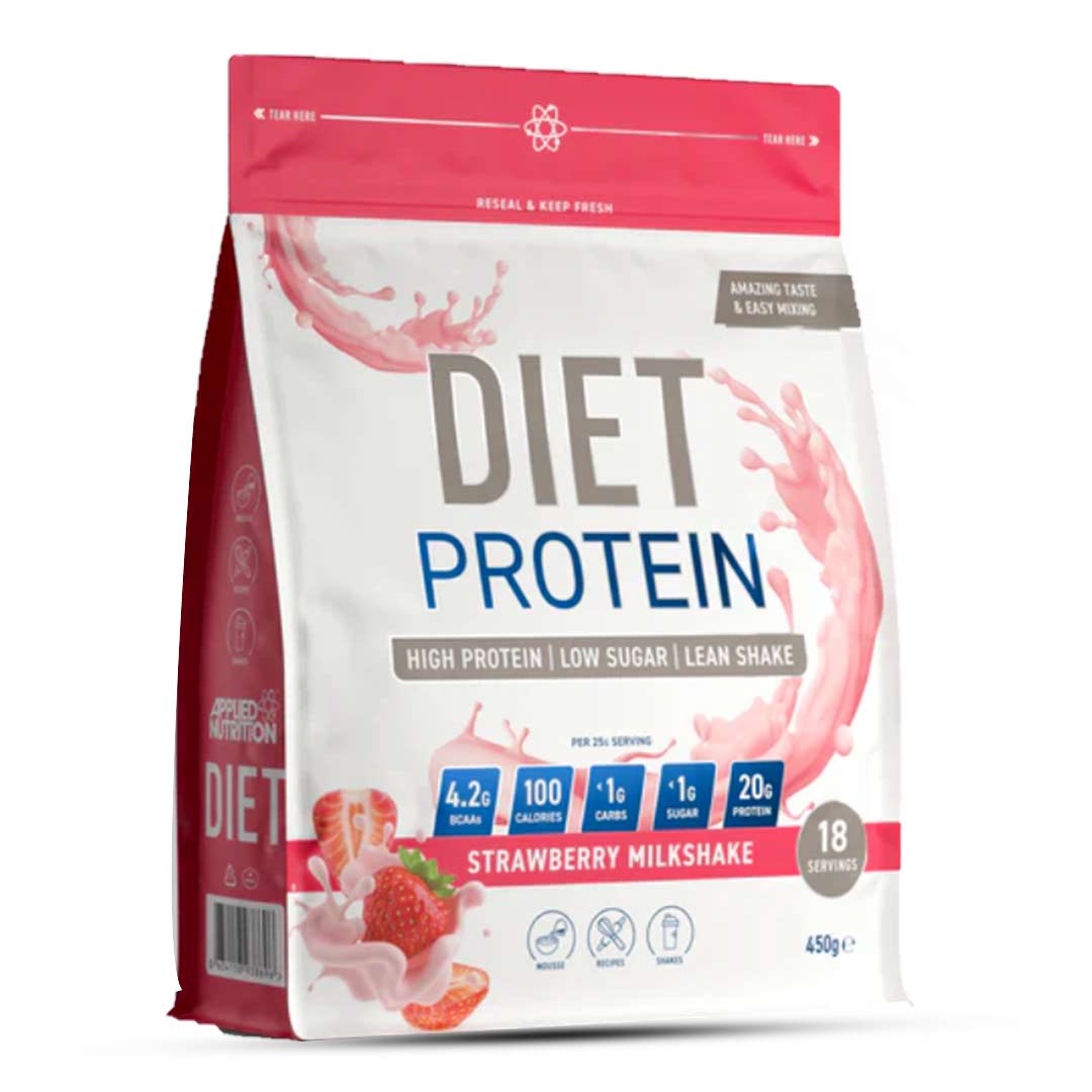 Applied Nutrition Diet Protien Strawberry Milkshake 450GM