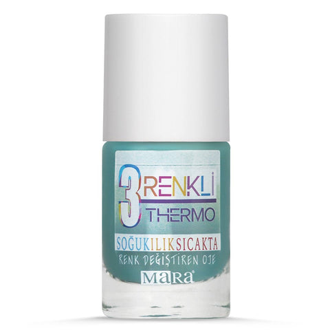 Mara Thermo Tricolour Nail Polish - Maldives 11ML