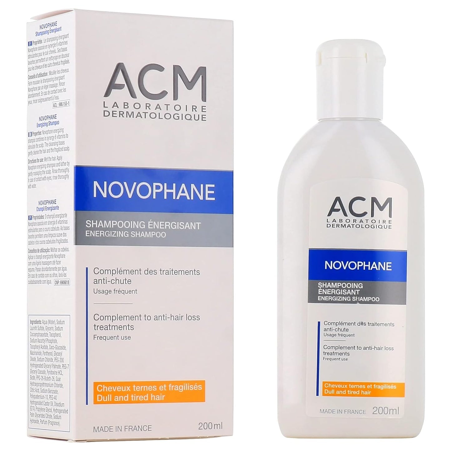 ACM Novophane Energizing Shampoo 200Ml