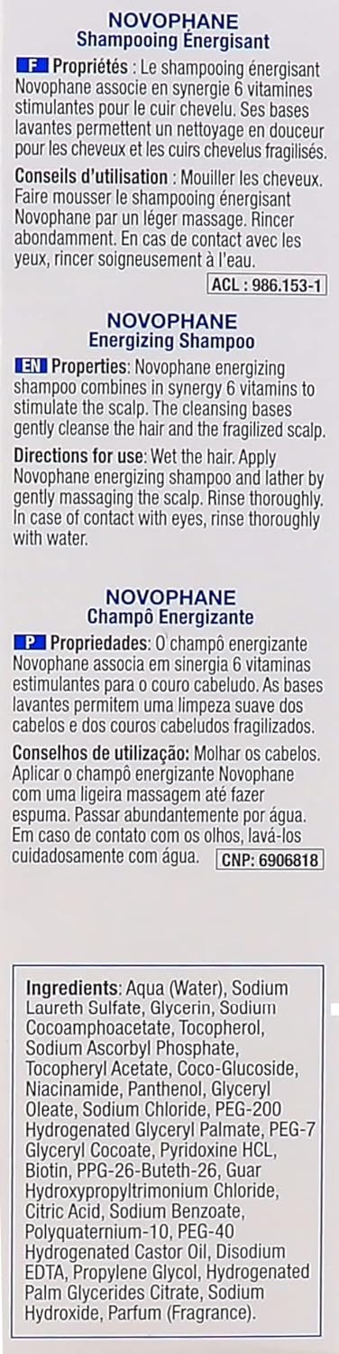 ACM Novophane Energizing Shampoo 200Ml