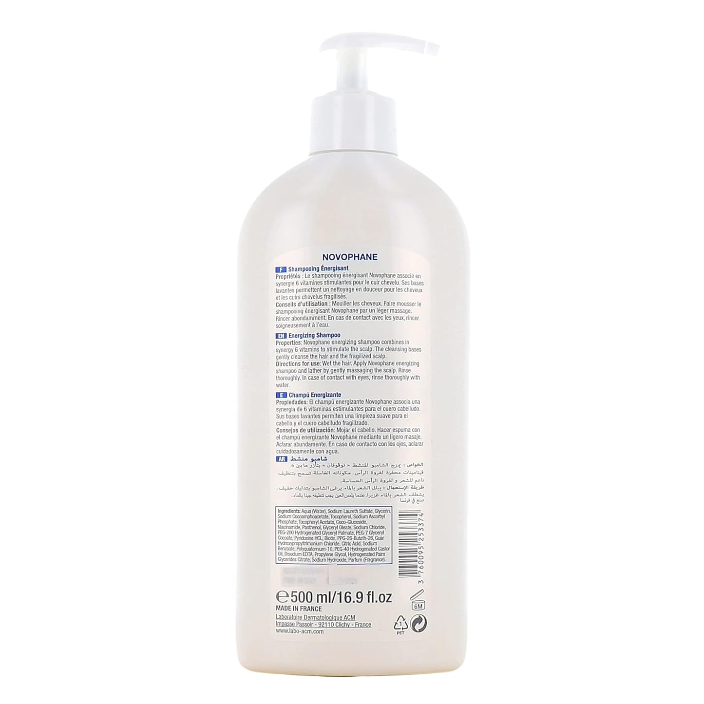 ACM Novophane Energizing Shampoo 200Ml