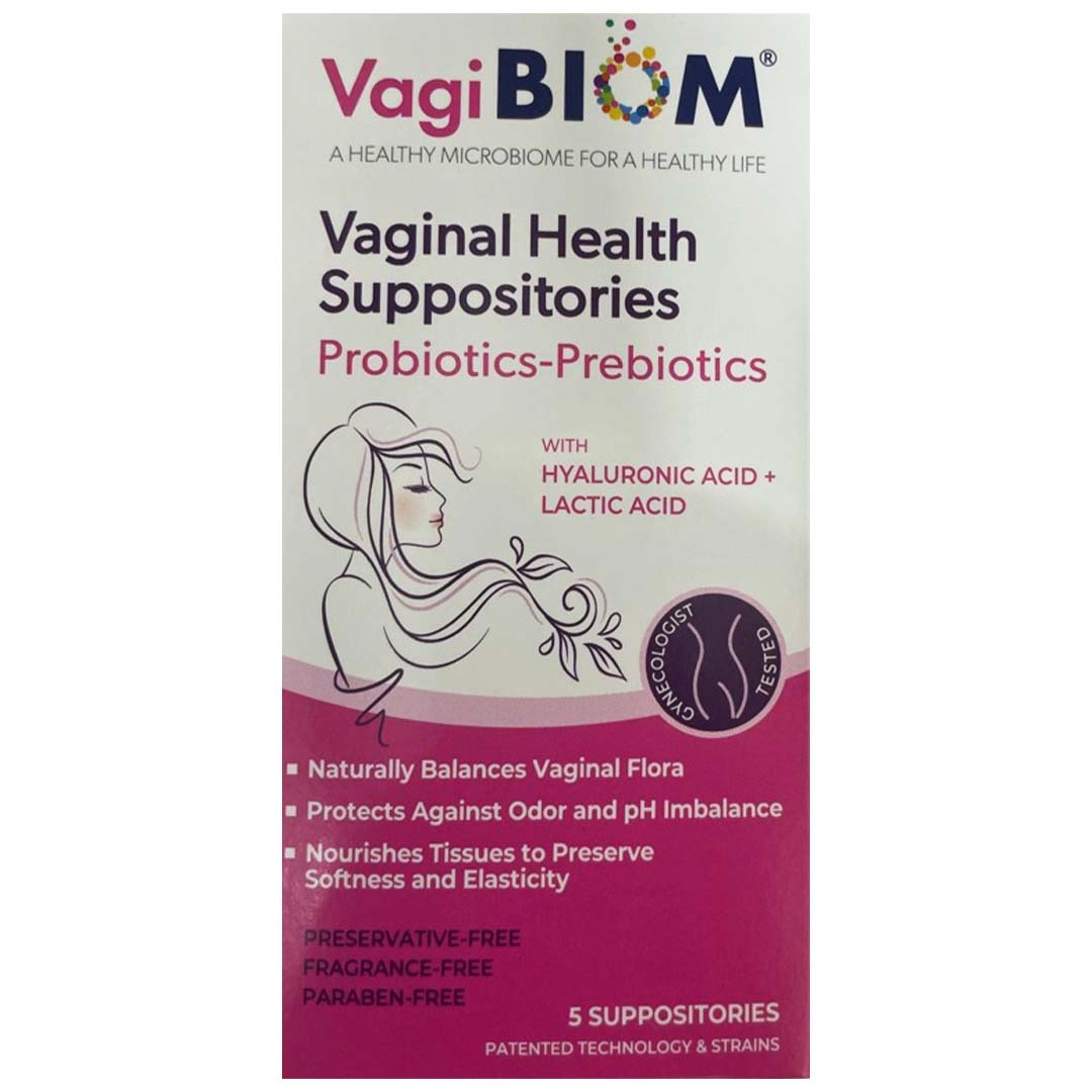 Vagibiom Lactic Acid + Probiotics Vag. Supp 5'S