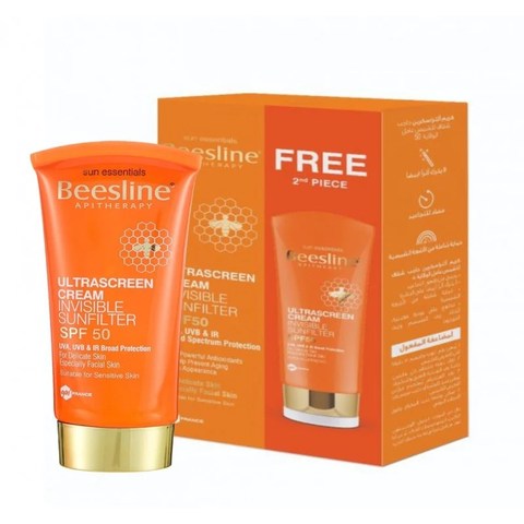 Beesline Ultrascreen Cream Invisible Sun Filter 60 Ml 1+1 Free