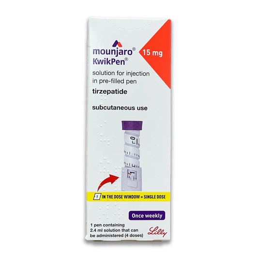 Mounjaro Kwikpen 15Mg/0.6Ml Pre-Filled Pen 1'S (4 Doses/Pen)