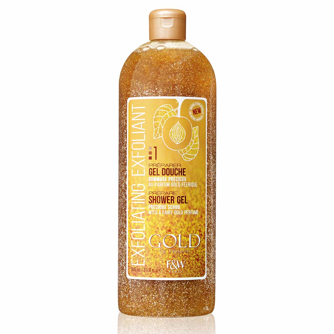 Fair & White - Gold - Exfoliating Shower Gel 940 Ml