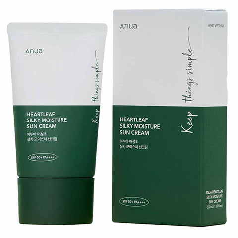 Anua Heartleaf Silky Moisture Sun Cream 50Ml