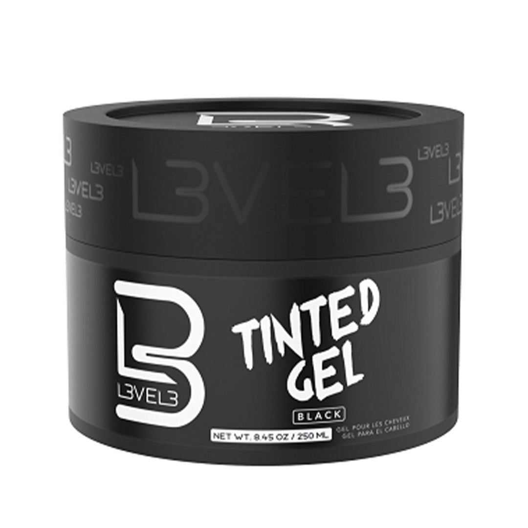 L3 Tinted Hair Gel Black 250ml