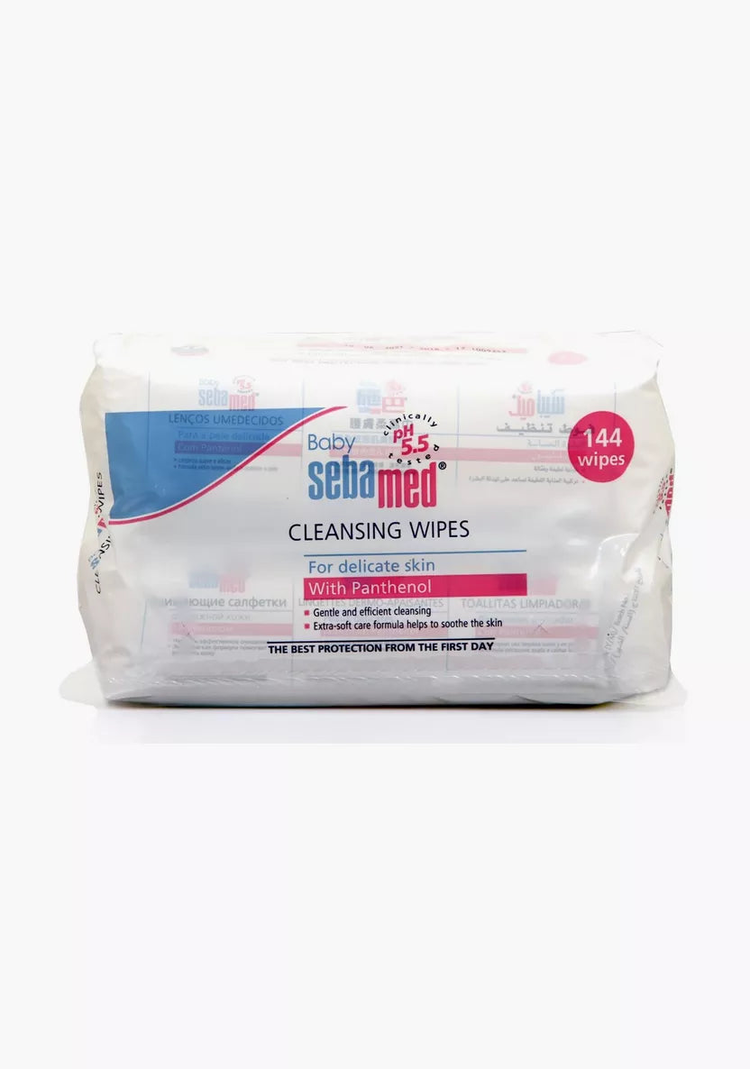 Sebamed Baby Cleansing Wipes W / Panthenol 2X 72 Pcs