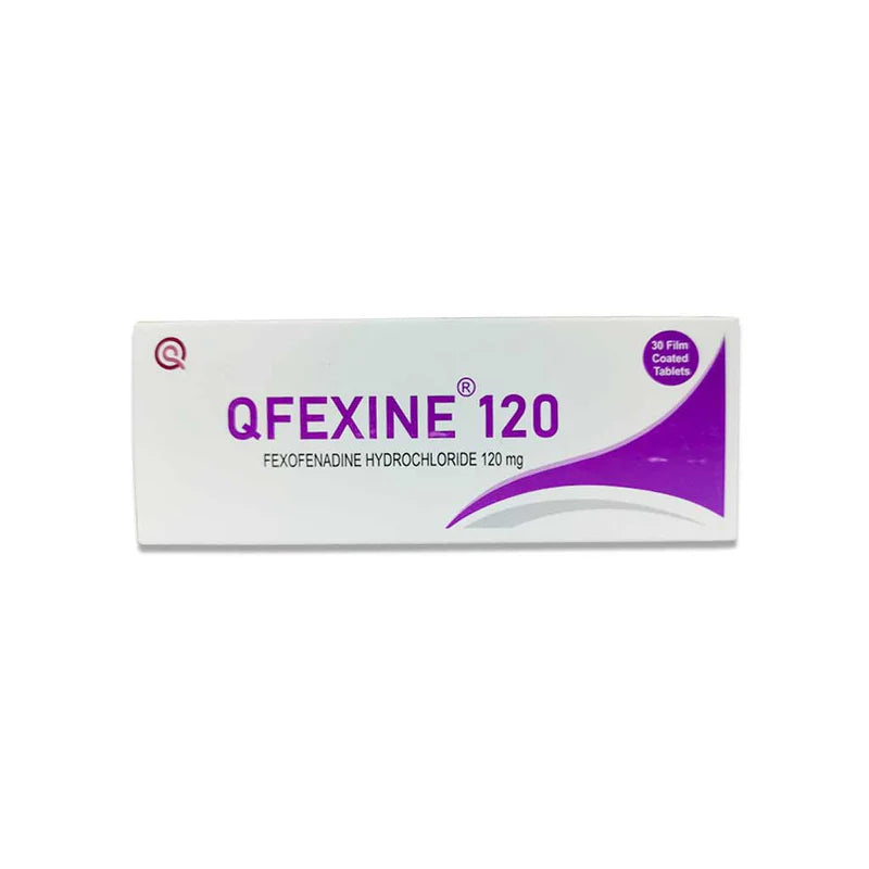 QFEXINE 120MG TABLETS 30'S