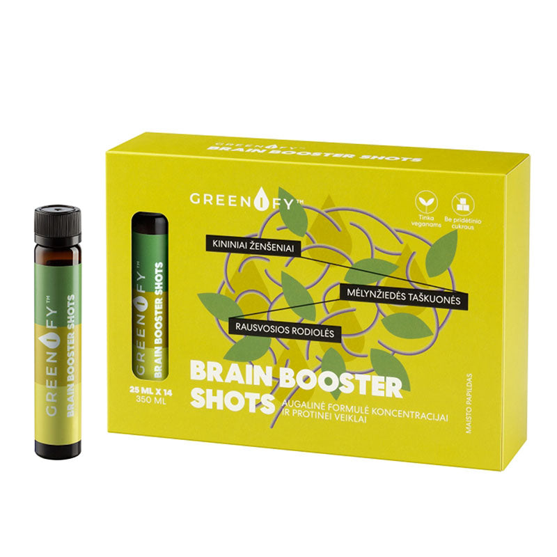 Greenify Brain Booster Shots 25 Ml 14'S (350 Ml)