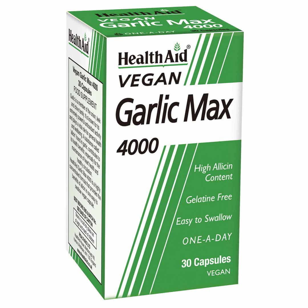 Health Aid Garlic Max 4000 mg Cap 30's
