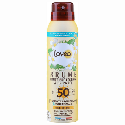 Lovea Moisturizing Spray Spf50+ Very High Protection Tahiti Monoi 150Ml