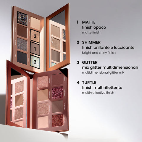 Mia Eyeshadow & Glitter Palette Tender Stone 11.8G