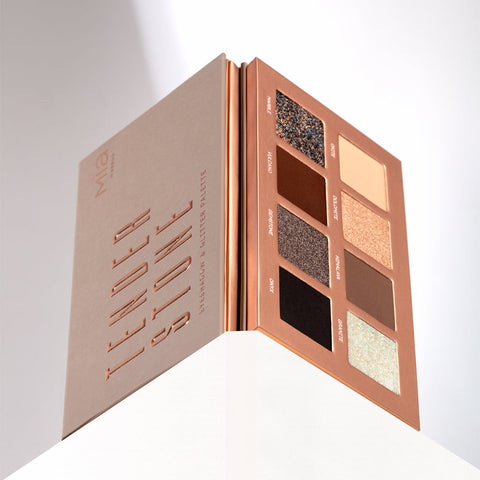 Mia Eyeshadow & Glitter Palette Tender Stone 11.8G