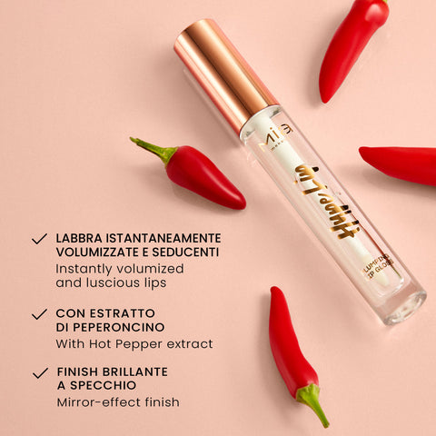Mia Hype Lip Plumping Lip Gloss 01 Glaze 4.7Ml