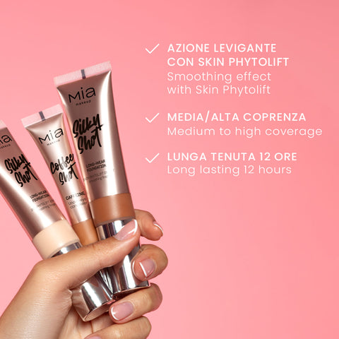 Mia Silky Shot Long-Wear Foundation 02C 30Ml