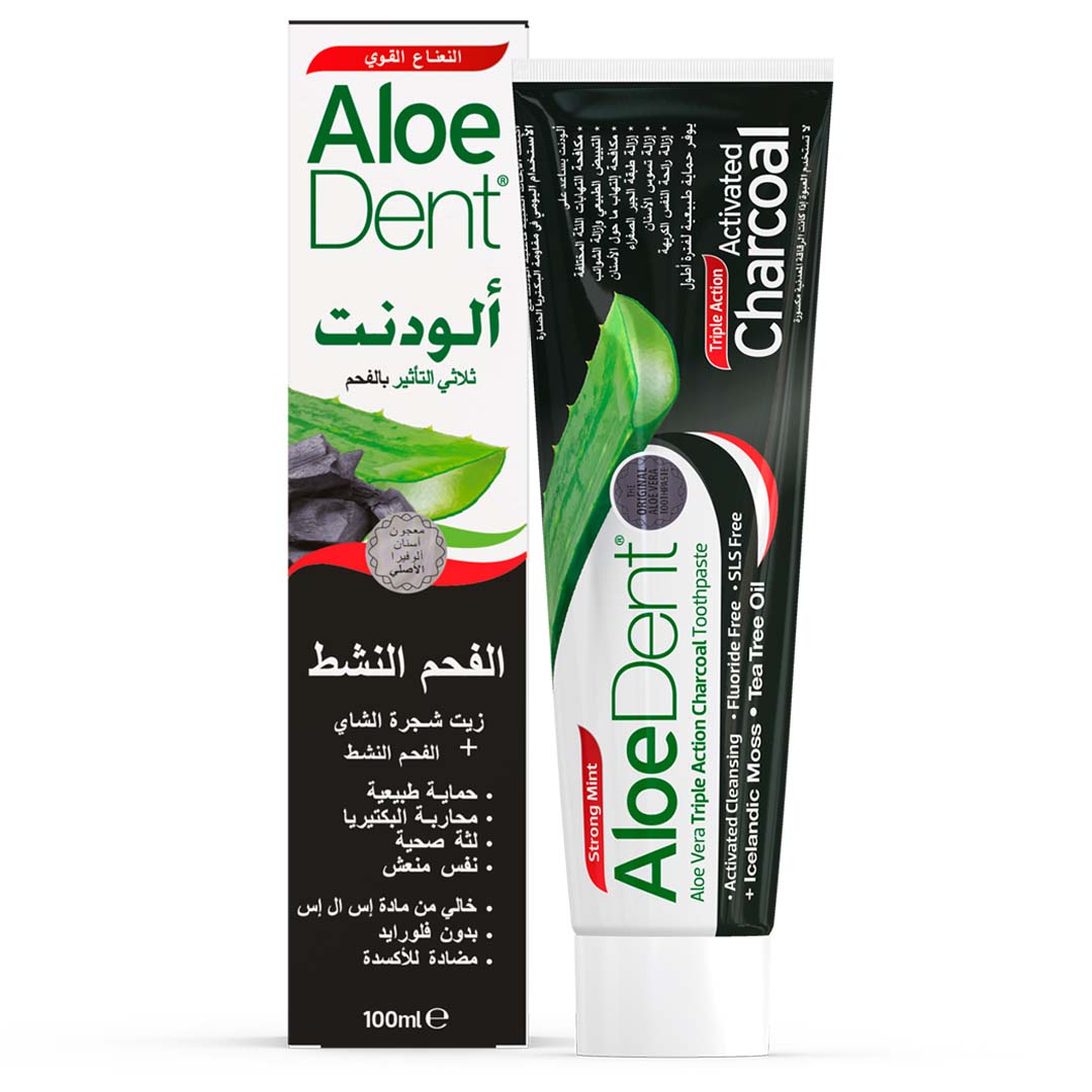Aloe Dent Activated Charcoal Toothpaste 100ml
