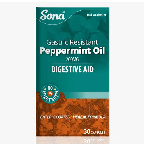 SONA Peppermint Oil 200mg Cap 30's