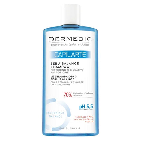 Dermedic Capilarte Sebu-Balance Shampoo Restoring the Scalp's Microbiome