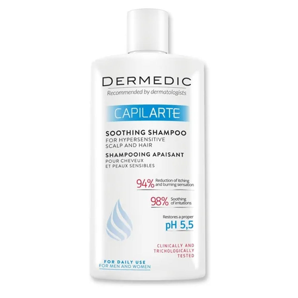 Dermedic Capilarte Soothing Shampoo for Hypersensitive Scalp and Hair