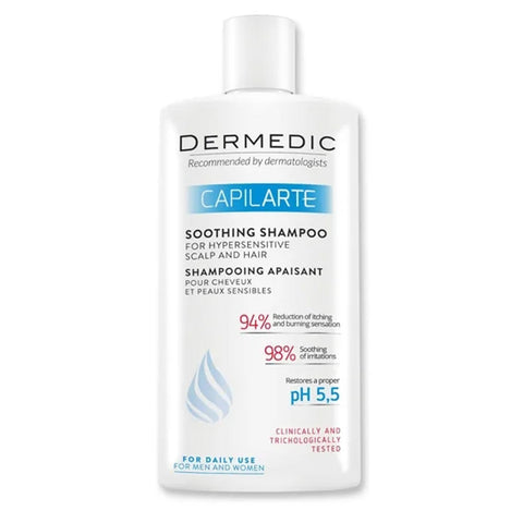 Dermedic Capilarte Soothing Shampoo for Hypersensitive Scalp and Hair