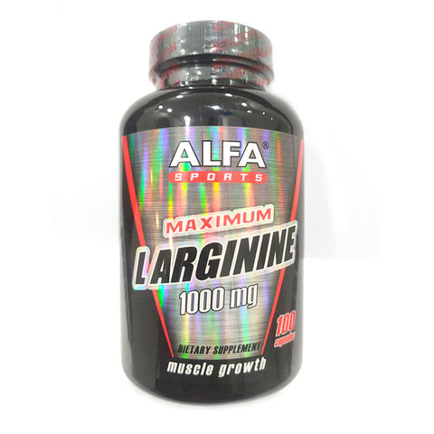 Alfa Sports Maximum L Arginine 1000Mg Cap 100'S
