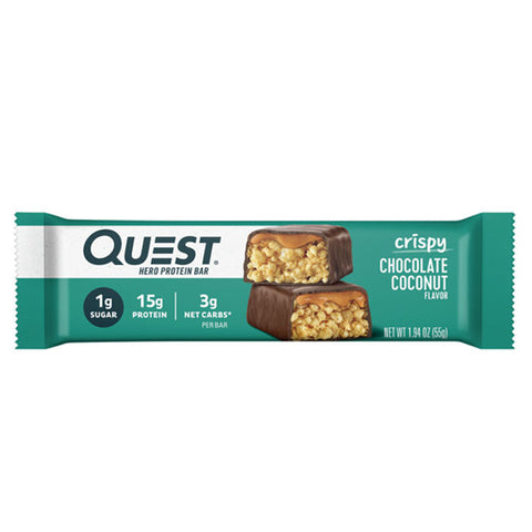 Quest Hero Protein Bar Crispychocolate Coconut  60 G