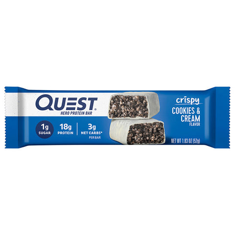 Quest Hero Protein Bar Crispycookies & Cream 60 G