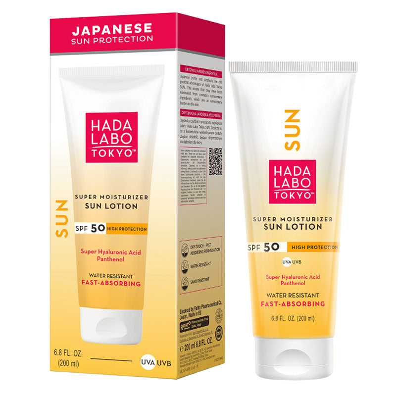 Hada Labo Tokyo Super Moisturizer Sun Lotion SPF50 200ml