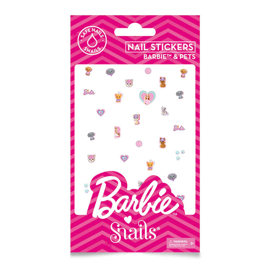 Barbie Snails Nail Stickers - Barbie & Pets