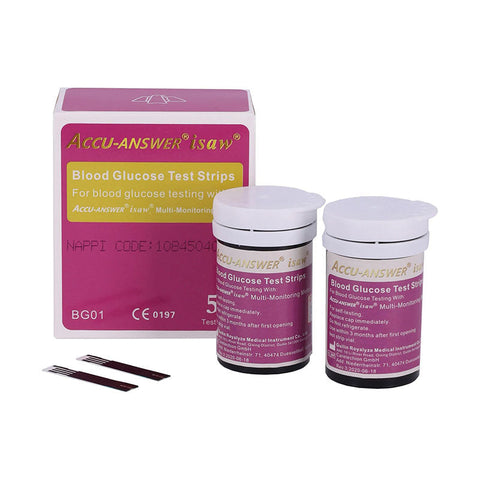 ACCU-ANSWER Blood Glucose Test Strips 50'S