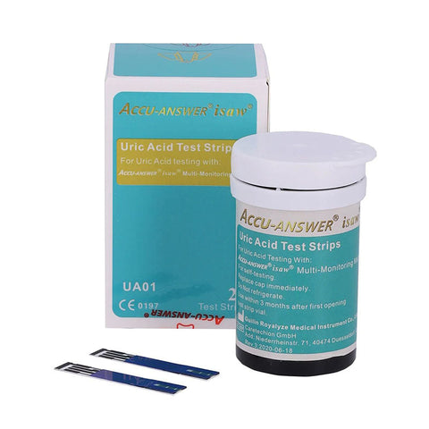ACCU-ANSWER Uric Acid Test Strips 25'S