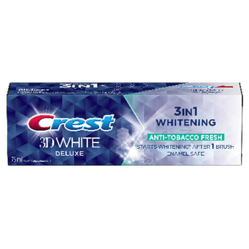 Crest 3D White Anti-Tobacco Fresh Toothpaste 75ml