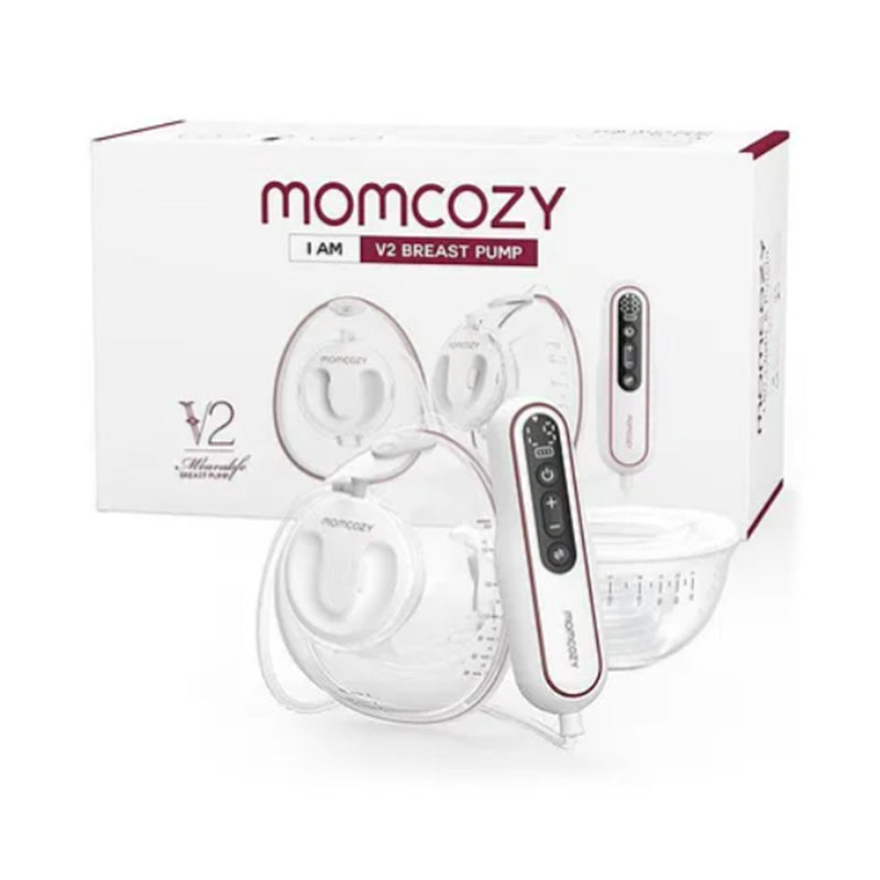 Momcozy Ultra Light Wearable Breast Pump Set V2 - White