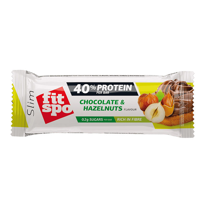FitSpo Slim Protein Bar Chocolate & Hazelnuts 50g