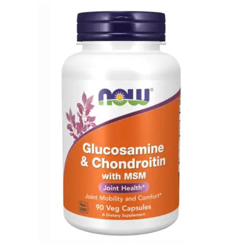 NOW Glucosamine & Chondroitin With MSM Cap 90'S